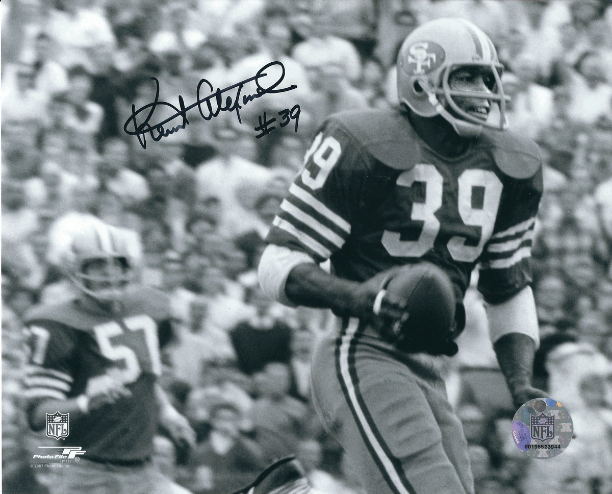 Autographed KERMIT ALEXANDER 8X10 San Francisco 49'ers Photo