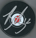 Autographed BEN LOVEJOY New Jersey Devils Hockey Puck