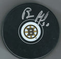 Autographed BILL RANFORD Boston Bruins Hockey Puck