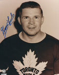 Autographed HARRY LUMLEY 8x10 Maple Leafs  photo