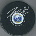 Autographed  ZEMGUS GIRGENSONS Buffalo Sabres Hockey Puck