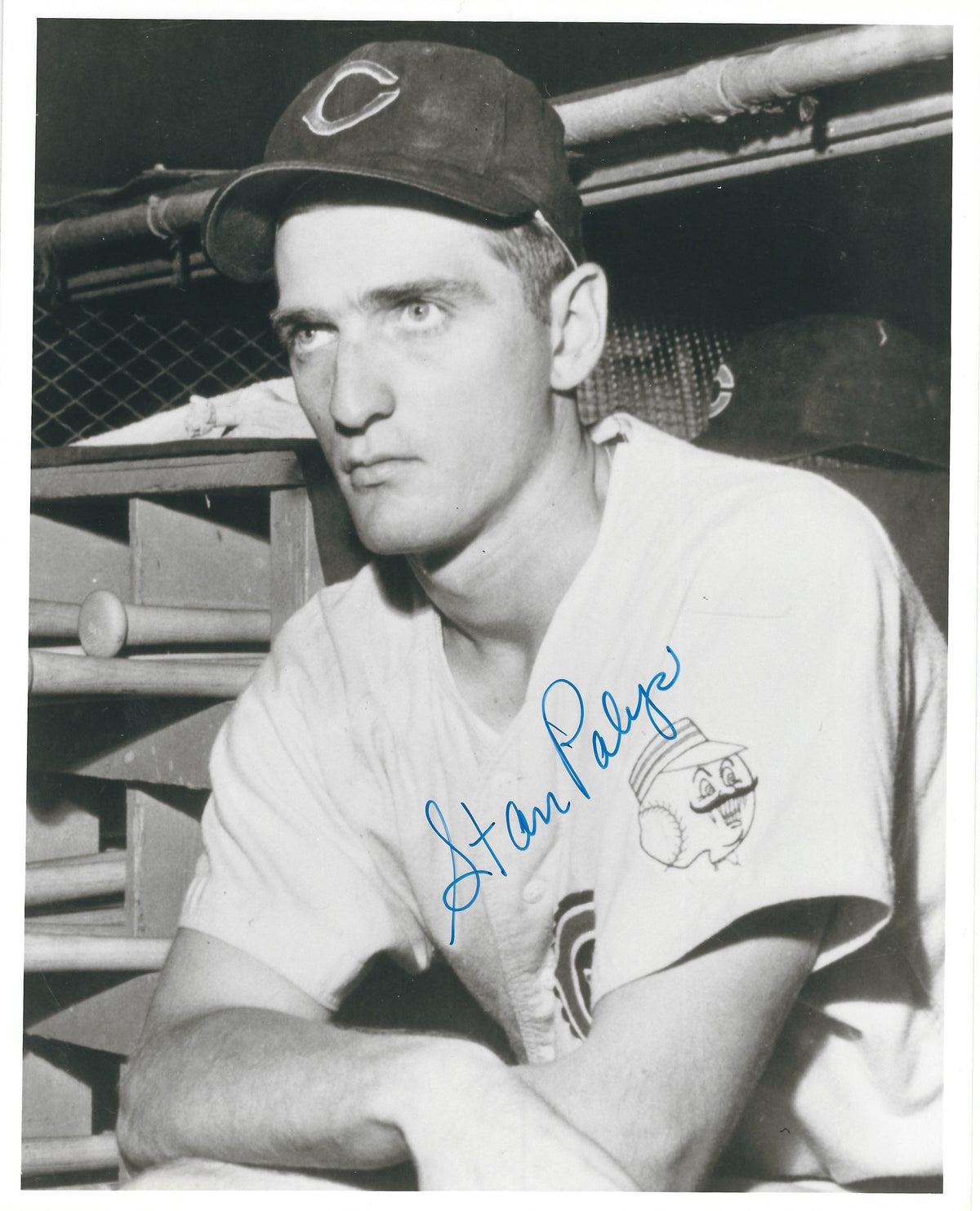 AUTOGRAPHED STAN PALYS 8X10 Cincinnati Reds Photo