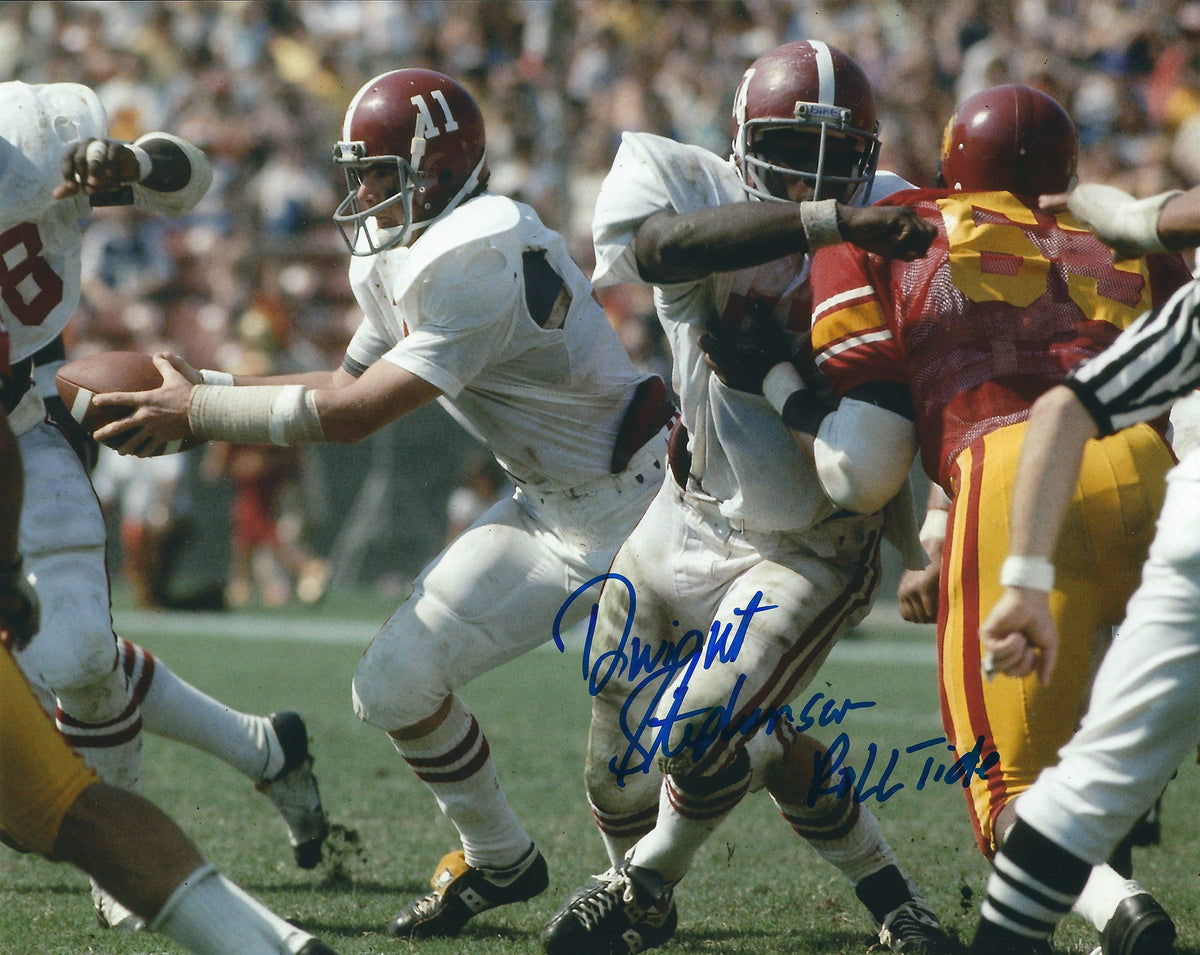 Autographed DWIGHT STEPHENSON 8X10 Alabama Crimson Tide Photo