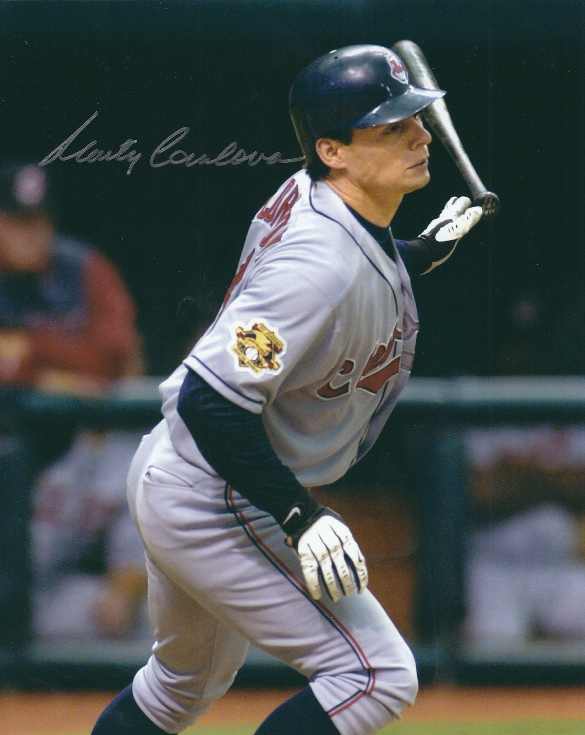 AUTOGRAPHED MARTY CORDOVA 8X10 Cleveland Indians Photo