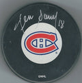 Autographed DENIS SAVARD Montreal Canadiens Hockey Puck