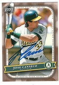 Autographed  JOSE CANSECO 2005 UPPER DECK CLASSICS CARD