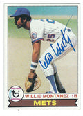 Autographed WILLIE MONTANEZ 1979 Topps Card