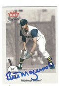 Autographed BILL MAZEROSKI 2002 Fleer Greats of the Game Card