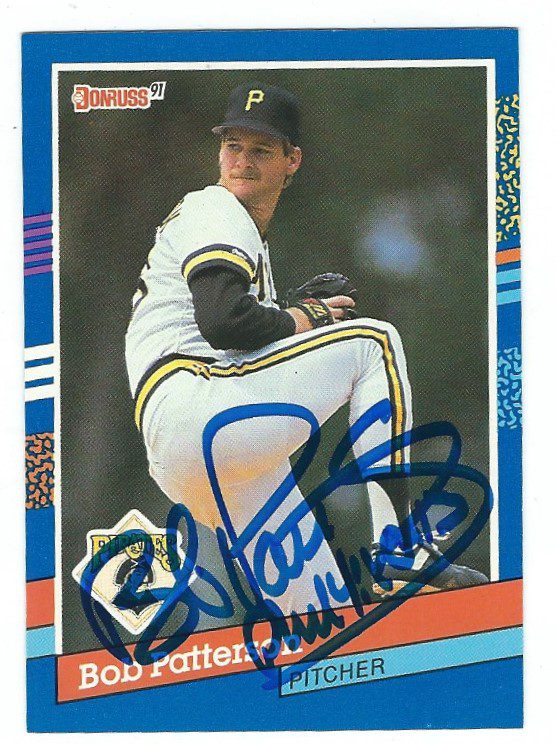 Autographed BOB PATTERSON 1991 Donruss Card