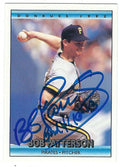 Autographed BOB PATTERSON 1992 UPPER DECK Card