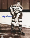 Autographed WOODY DUMART 8X10 Boston Bruins  Photo