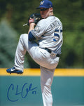 AUTOGRAPHED CHASE ANDERSON 8X10 Milwaukee Brewers Photo