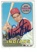 Autographed VERN FULLER 1969 Topps Card