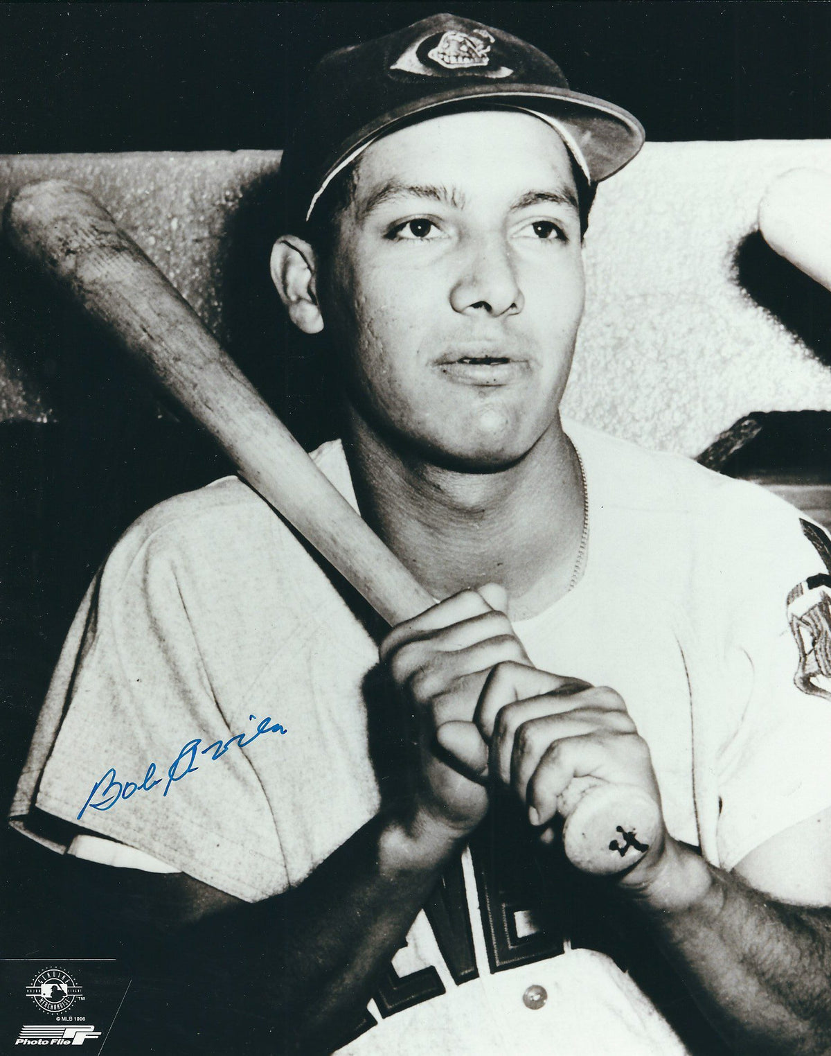 AUTOGRAPHED BOBBY AVILA 8X10 Cleveland Indians Photo