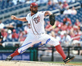 Autographed Tanner Roark 8X10 Washington Nationals Photo with COA