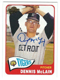 DENNY MCLAIN Autographed 2005 Topps Fan Favorites Card