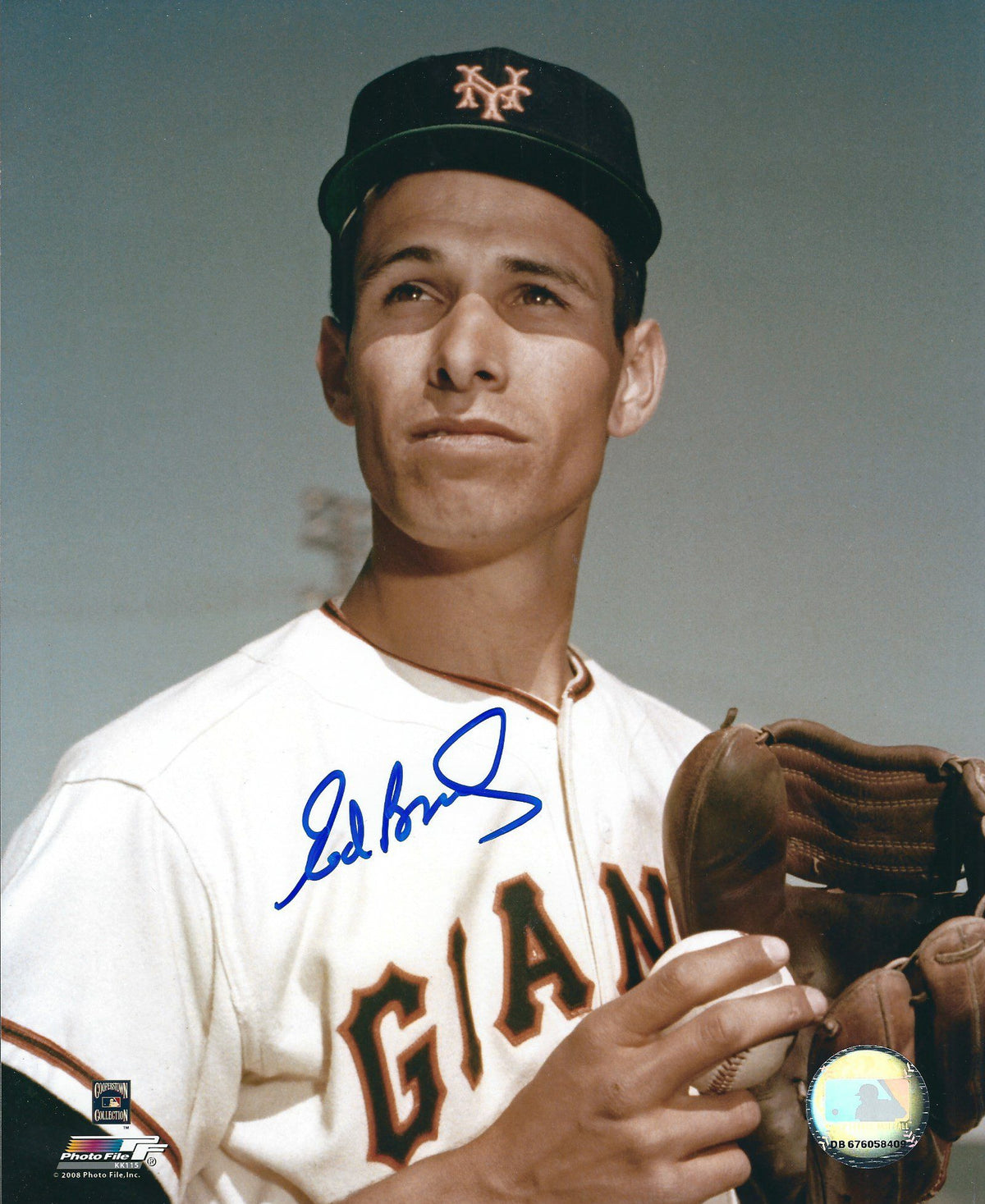 AUTOGRAPHED  ED BRESSOUD 8x10 San Francisco Giants Photo