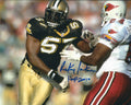 Autographed RICKEY JACKSON 8X10 New Orleans Saints photo