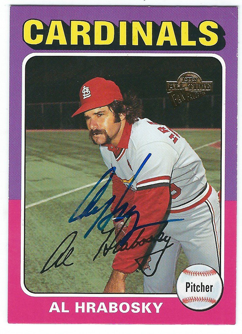 AL HRABOSKY Autographed 2005 Topps Fan Favorites Card