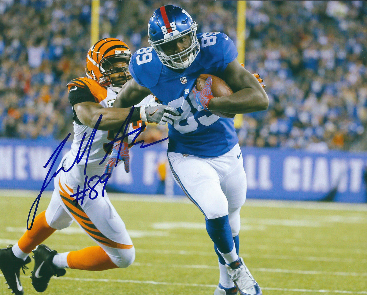 AUTOGRAPHED JERELL ADAMS 8X10 New York Giants Photo