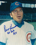 AUTOGRAPHED BILL HEATH 8X10 Chicago Cubs Photo