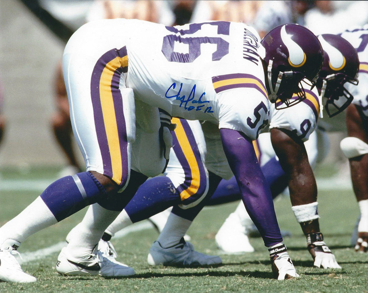Autographed CHRIS DOLEMAN 8X10 Minnesota Vikings Photo