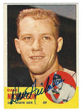 Autographed DAVE NICHOLSON 1963 Topps Card