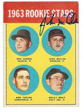 Autographed JOHN MILLER 1963 Topps Card