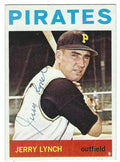 Autographed JERRY LYNCH 1964 Topps Card