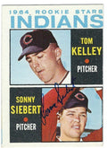 Autographed SONNY SIEBERT 1964 Topps Card