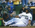 AUTOGRAPHED JESUS AGUILAR 8X10 Milwaukee Brewers Photo