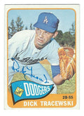 Autographed DICK TRACEWSKI 1965 Topps Card