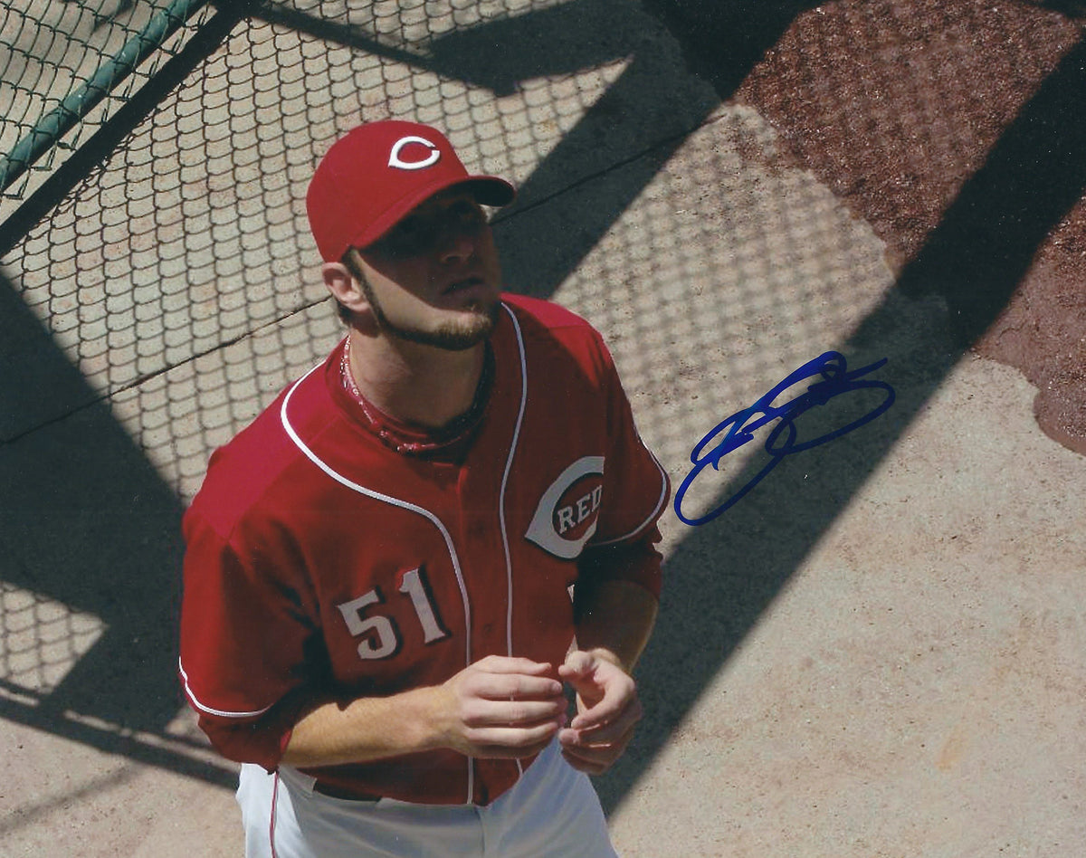 AUTOGRAPHED JARED BURTON 8x10 Cincinnati Reds Photo
