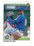 Autographed  DOC GOODEN 1990 UPPER DECK Card