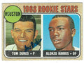 Autographed TOM DUKES 1968 Topps Card