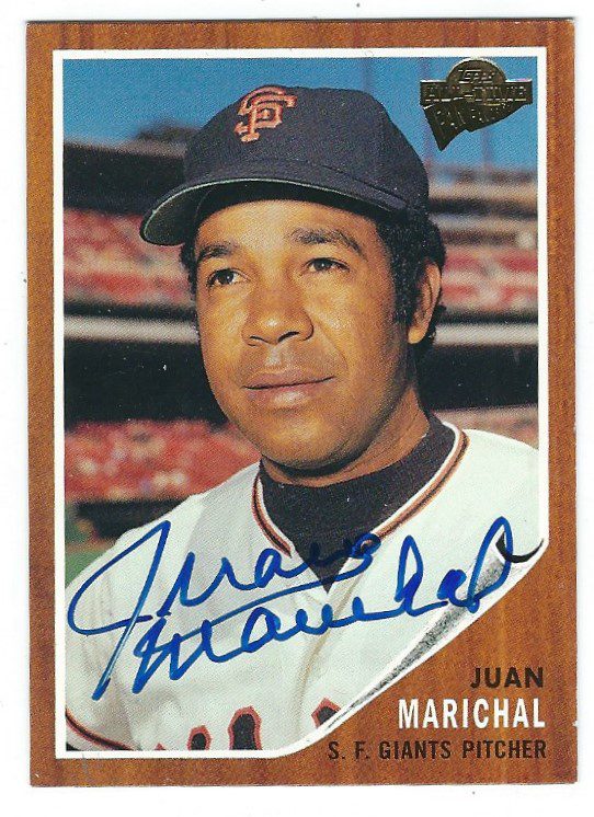 JUAN MARICHAL Autographed 2003 Topps Fan Favorites Card