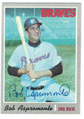 Autographed BOB ASPROMONTE Atlanta Braves 1970 Topps  Card