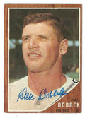 Autographed DAN DOBBEK 1962 Topps Card