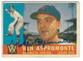 Autographed KEN ASPROMONTE 1960 Topps Card