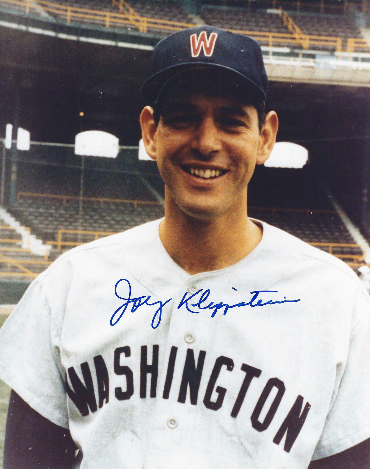 AUTOGRAPHED JOHNNY KLIPPSTEIN 8x10 Washington Senators Photo