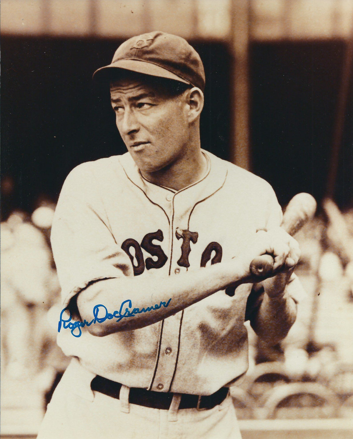 AUTOGRAPHED ROGER DOC CRAMER 8X10 Boston Red Sox photo