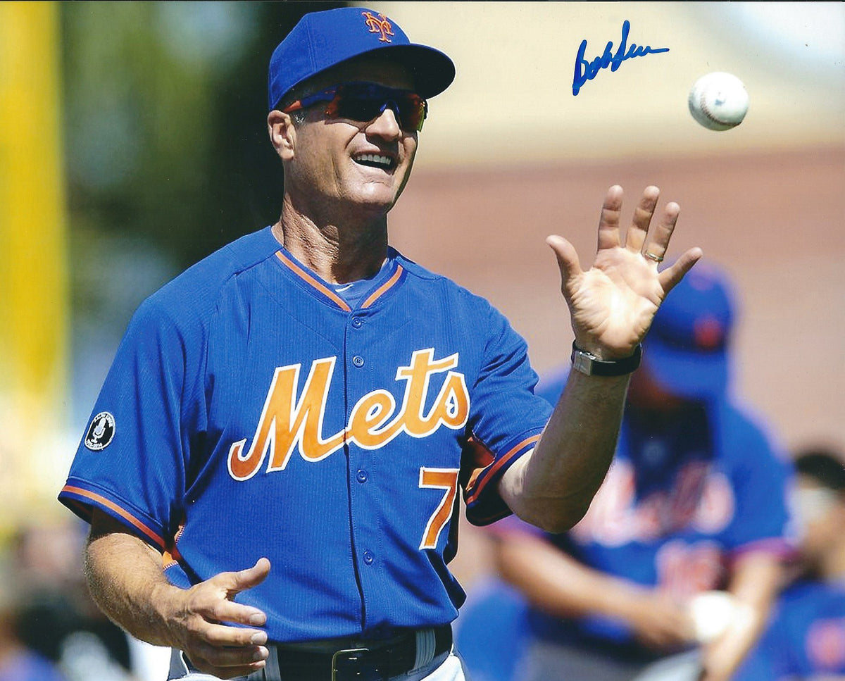 Autographed BOB GEREN 8X10 New York Mets photo