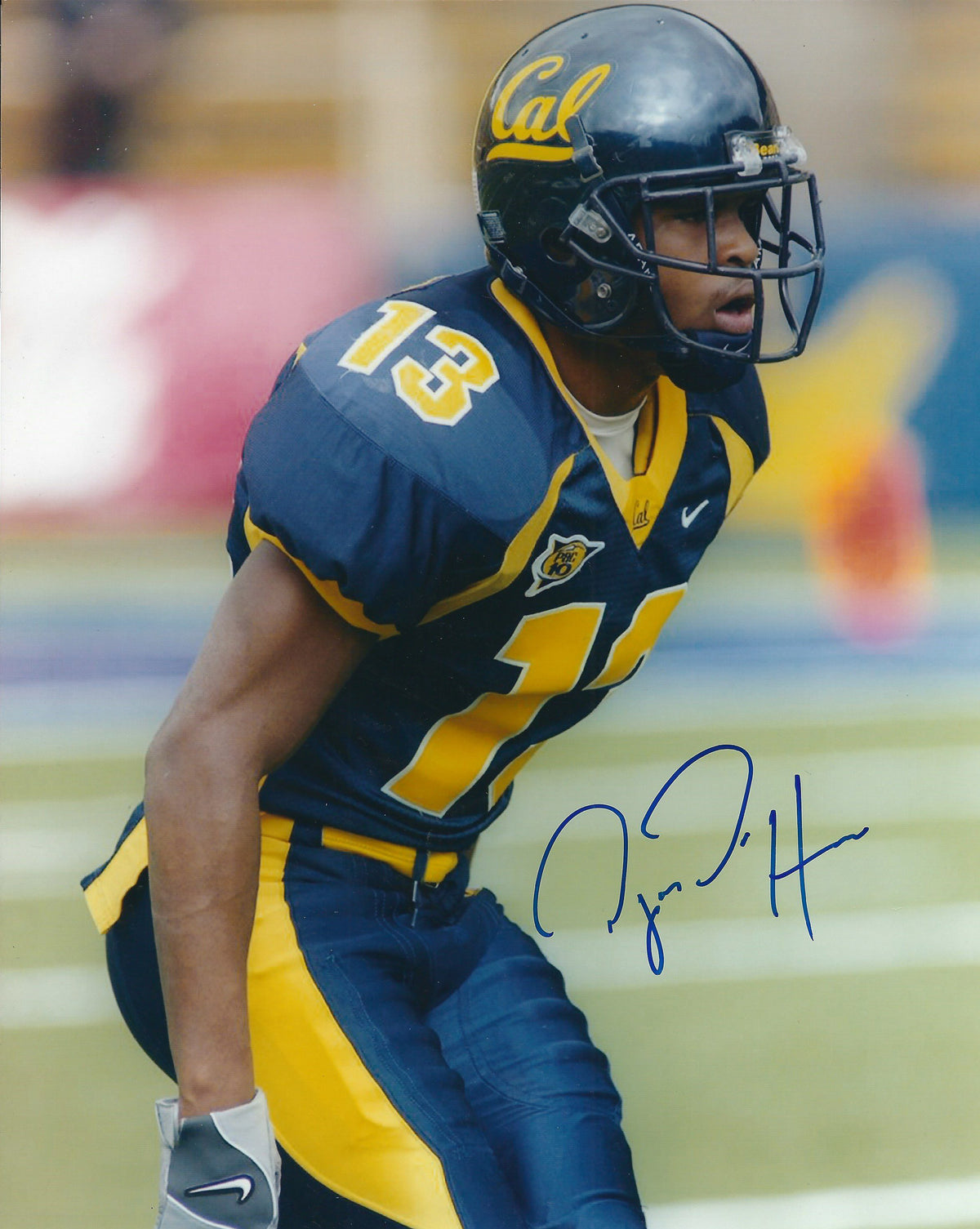 Autographed DAYMEION HUGHES 8x10 California Golden Bears Photo