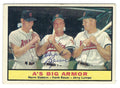 Autographed HANK BAUER 1961 TOPPS Card