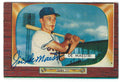 Autographed JOE DE MAESTRI 1955 Bowman card