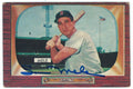 Autographed SAM MELE 1955 Bowman card