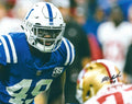 Autographed MATTHEW ADAMS 8X10 Indianapolis Colts photo