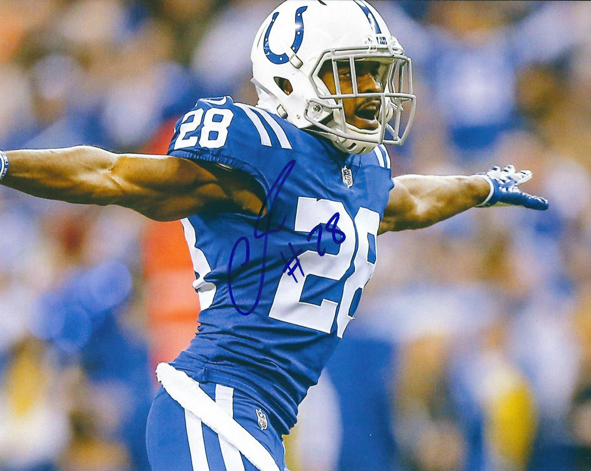 Autographed CHRISTOPHER MILTON 8X10 Indianapolis Colts photo