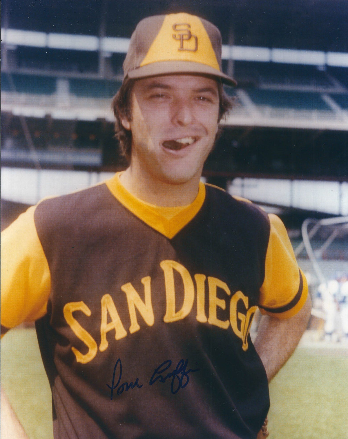 AUTOGRAPHED TOM GRIFFIN 8X10 San Diego Padres Photo