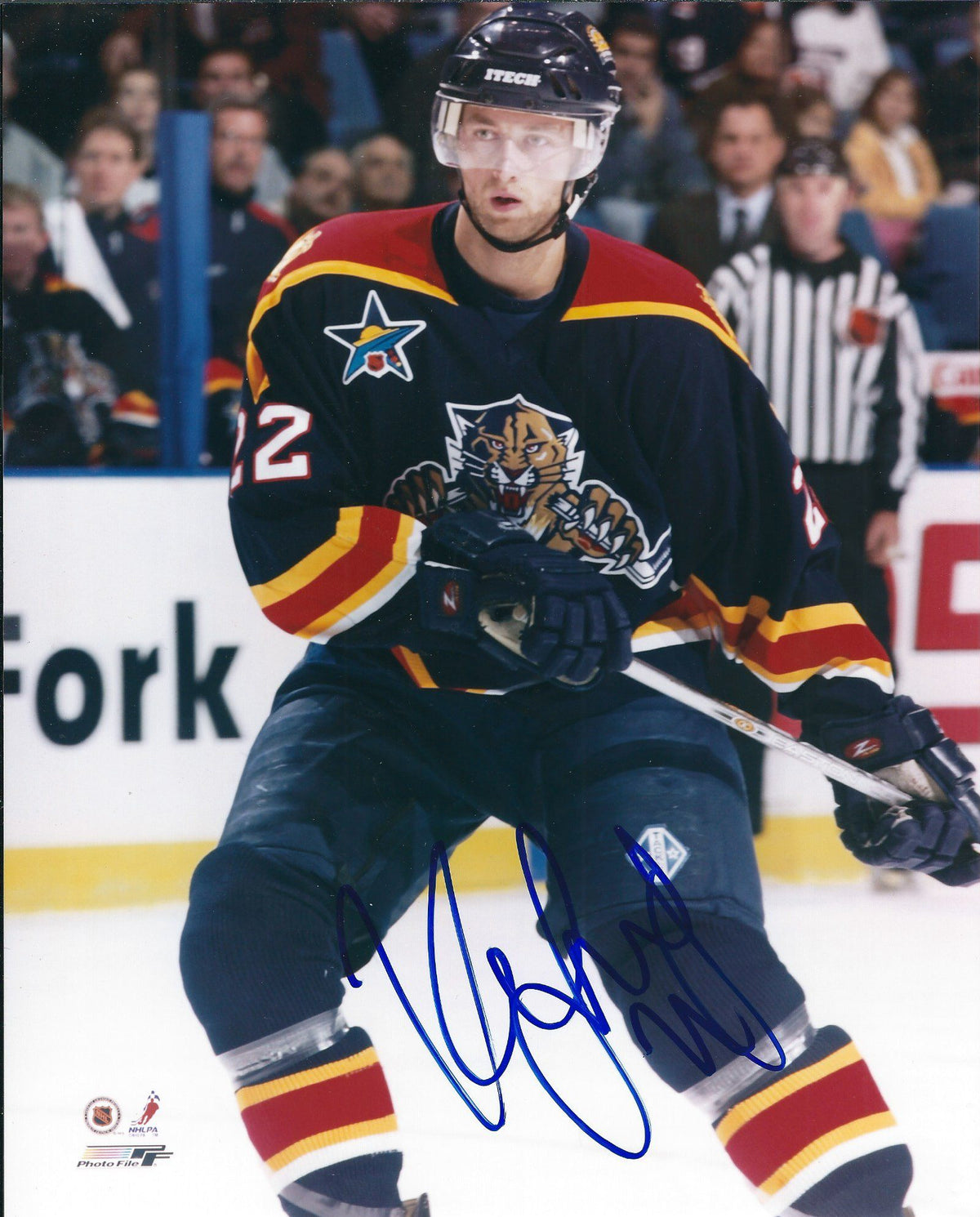 Autographed KRISTIAN HUSELIUS Florida Panthers Photo
